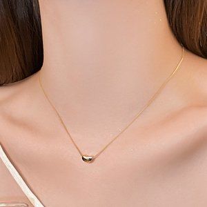 GOLICC Gold Pea Necklace